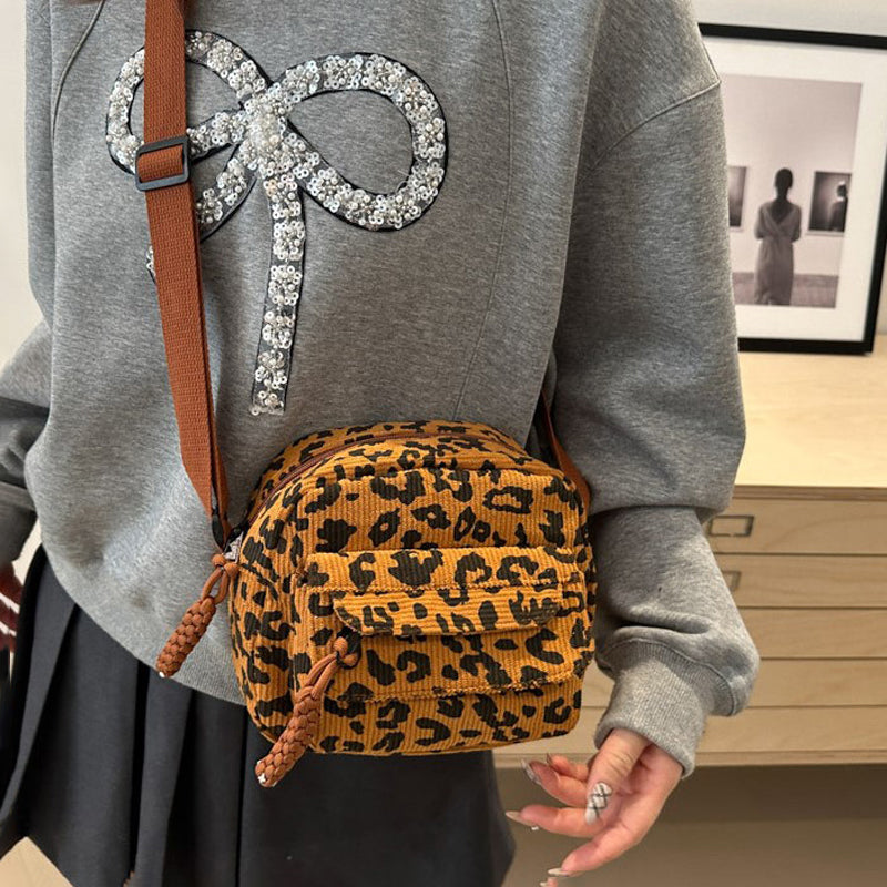 Sac Léopard Vintage