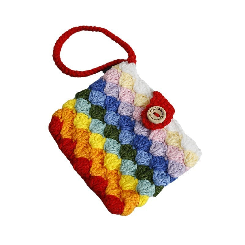 Porte-Monnaie Coloré Tissé À La Main
