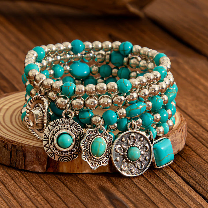 Bracelet De Perles Ethniques Vintage