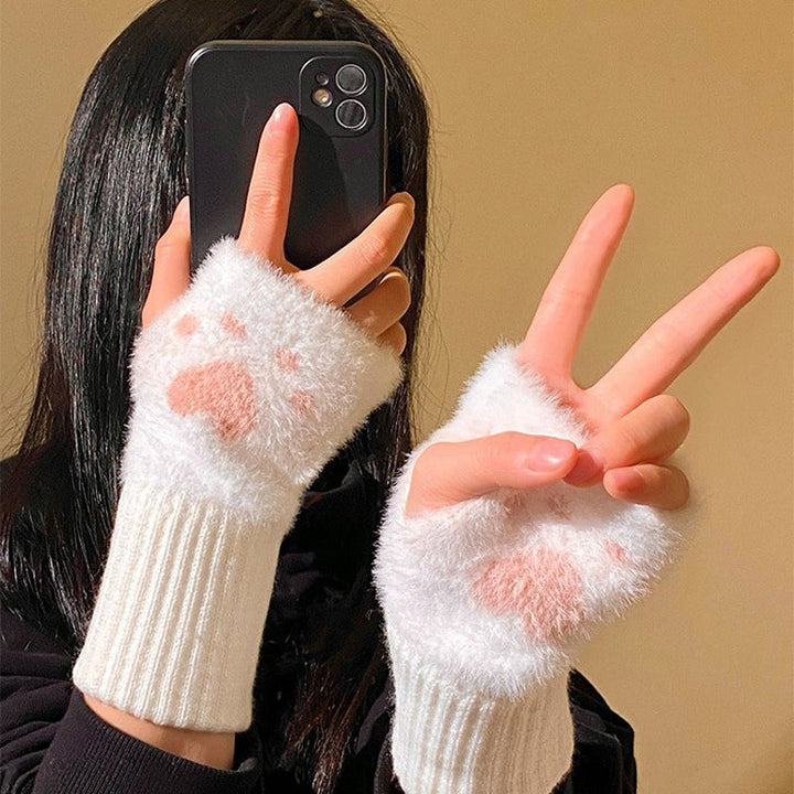 Gants Chauds De Dessin Animé