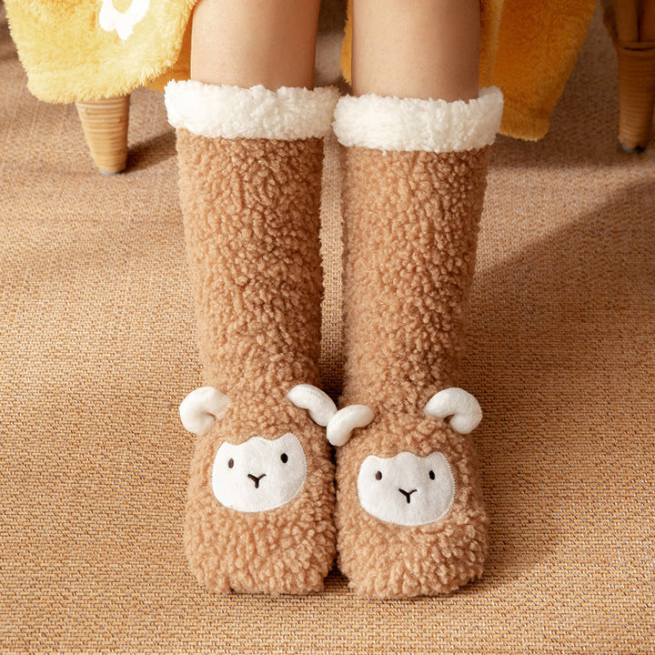 Chaussettes Chaudes Antidérapantes