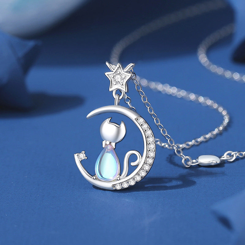 Collier Pendentif Chat Créatif