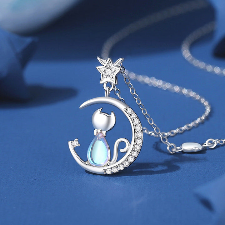Collier Pendentif Chat Créatif