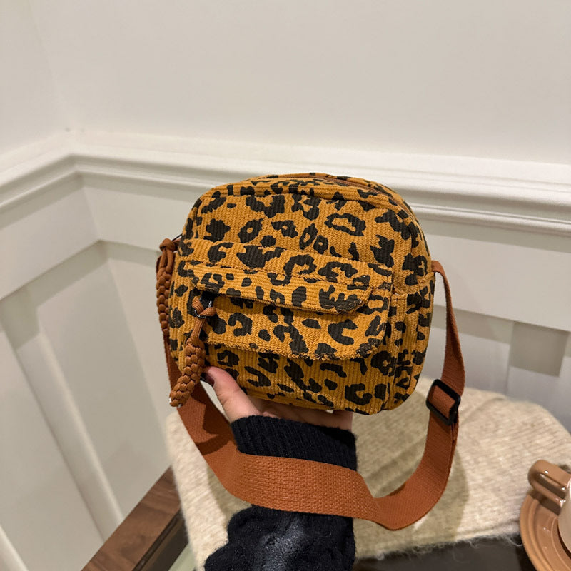 Sac Léopard Vintage