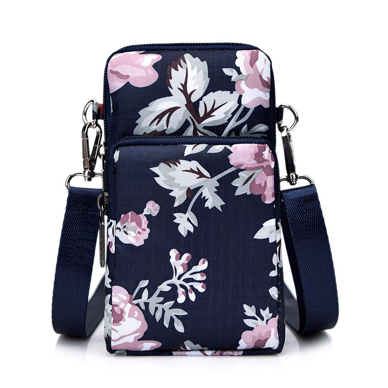 Sac À Motif Fleuri Vintage