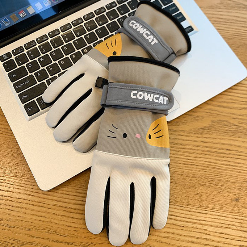 Gants Chauds De Dessin Animé