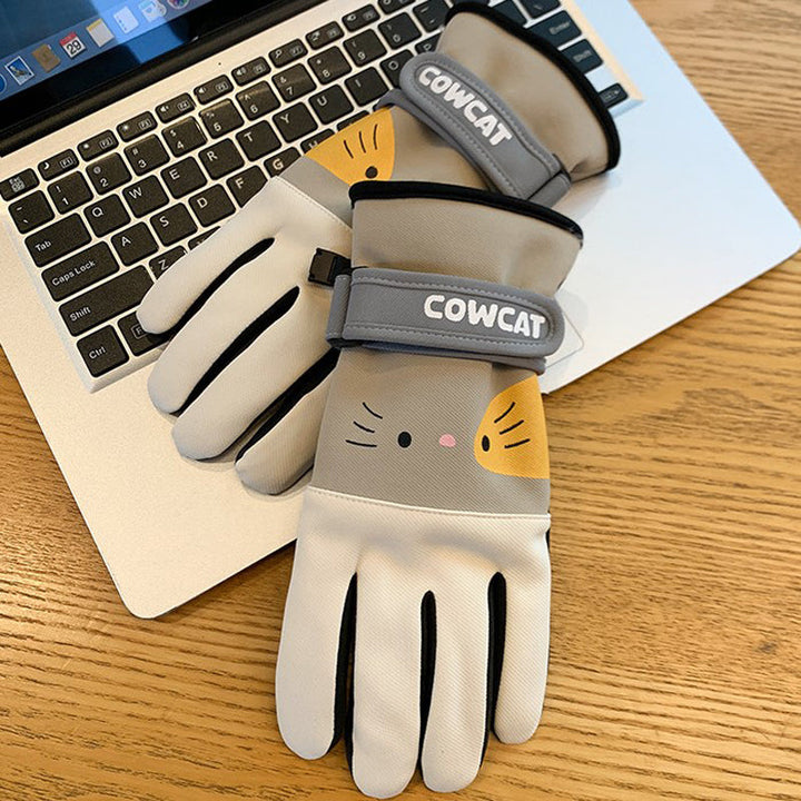 Gants Chauds De Dessin Animé