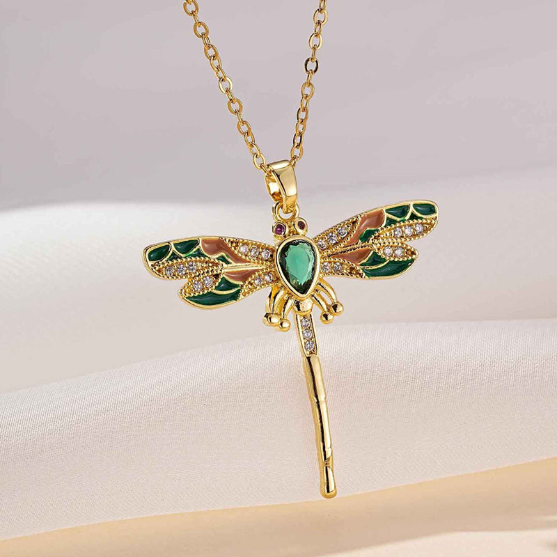 Collier Pendentif Libellule
