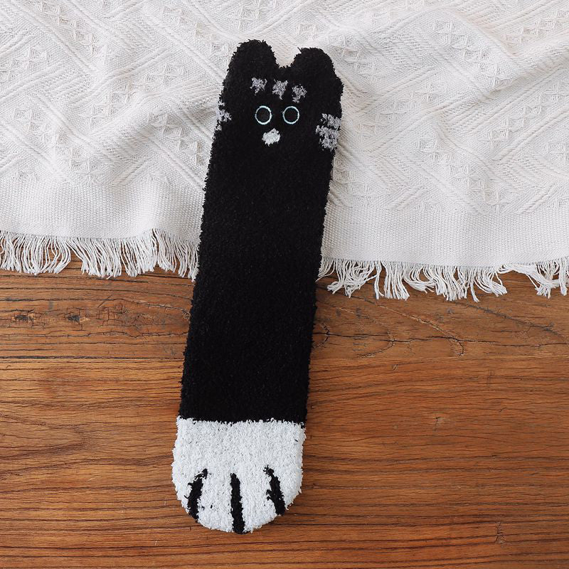 Chaussettes Chaudes De Dessin Animé