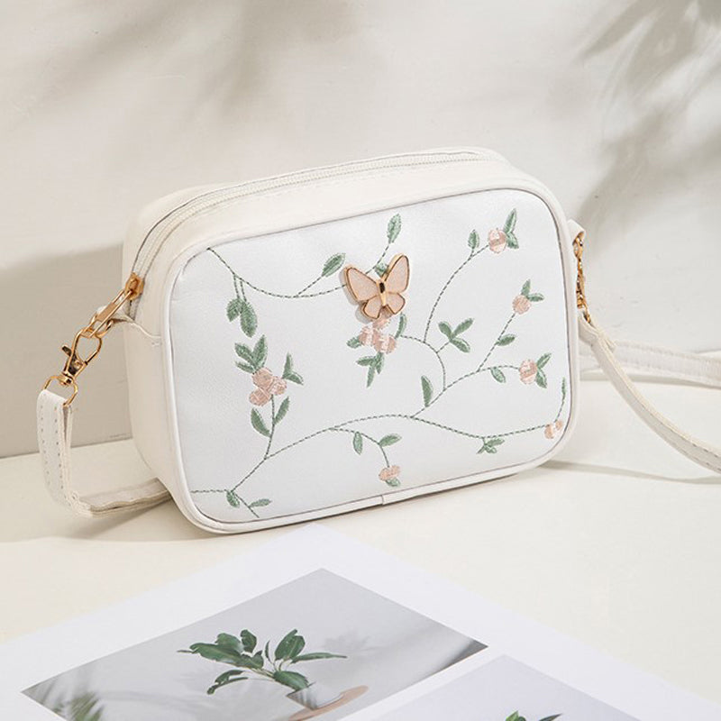 Sac Décontracté À Broderie Florale