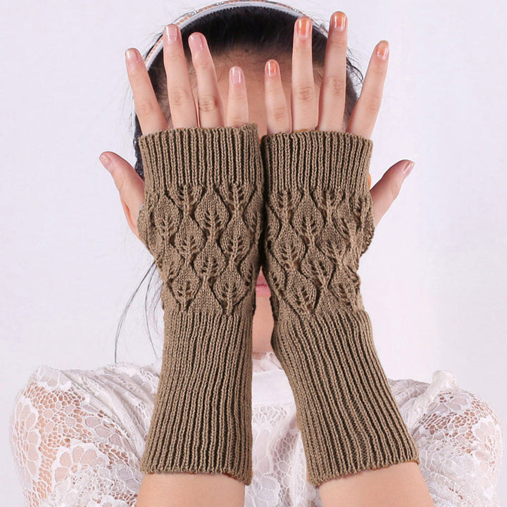 Gants Chauds De Couleur Unie