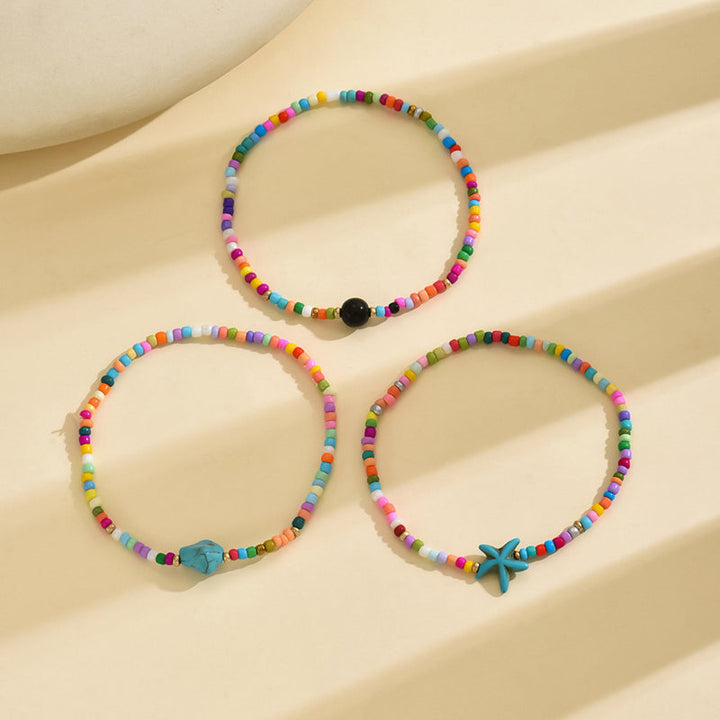 Bracelet De Perles Colorées Bohème