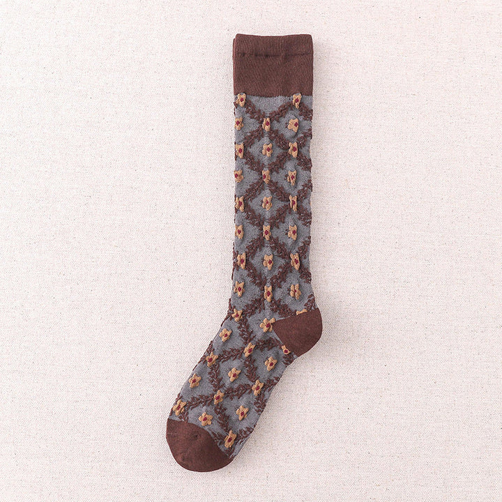 Chaussettes À Fleurs Vintage