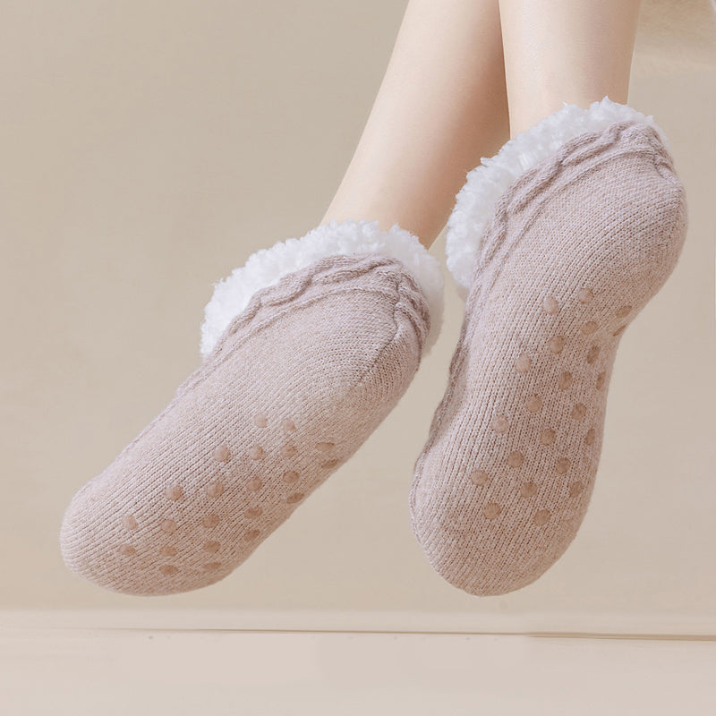 Chaussettes Chaudes Antidérapantes