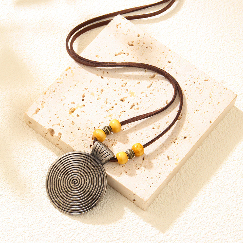 Collier Pendentif Ethnique Vintage