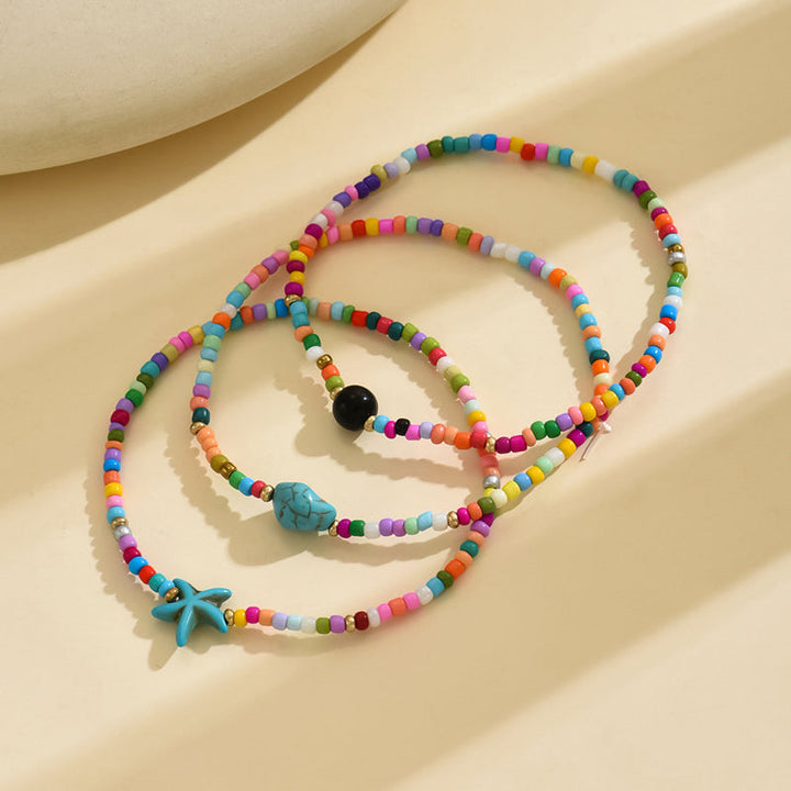 Bracelet De Perles Colorées Bohème