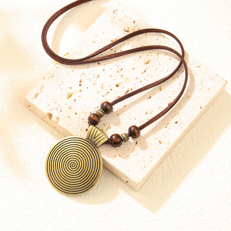 Collier Pendentif Ethnique Vintage