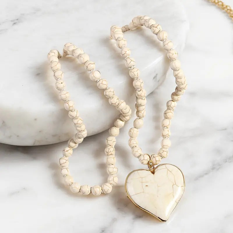 Collier Pendentif En Perles Bohème