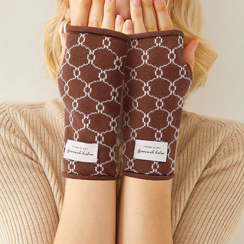 Gants Chauds Géométriques