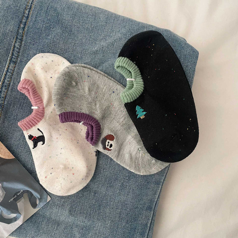 Chaussettes De Dessin Animé Décontractées
