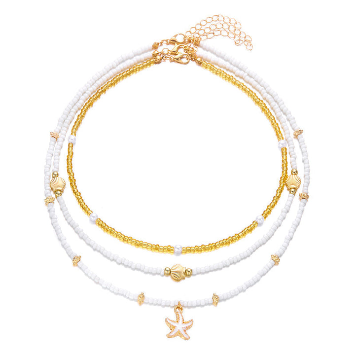 Collier Perlé Bohème Vintage