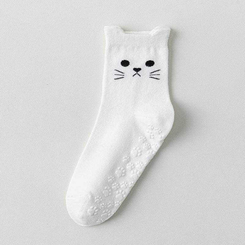 Chaussettes Décontractées À Imprimé Chat