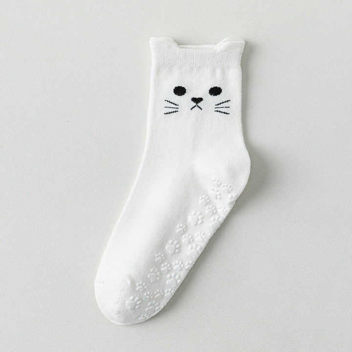 Chaussettes Décontractées À Imprimé Chat