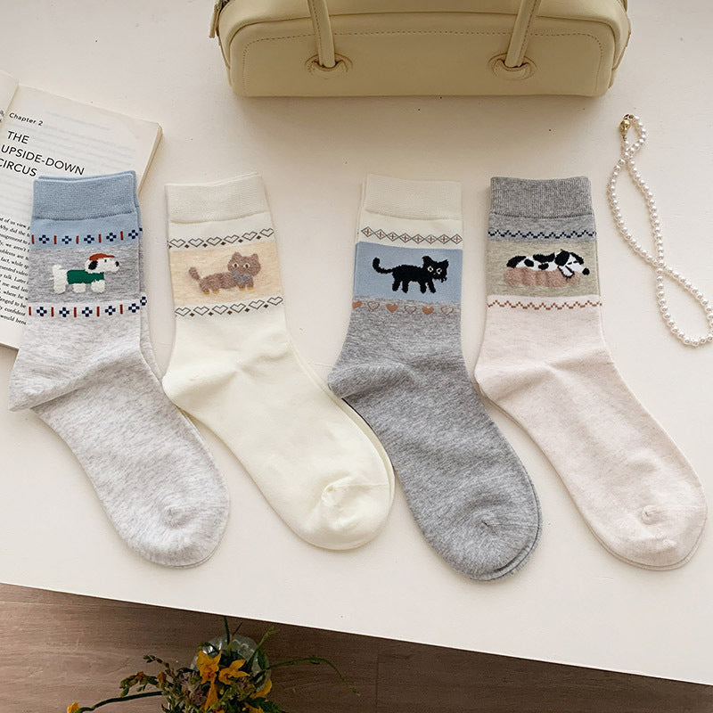 Chaussettes Animaux De Dessin Animé