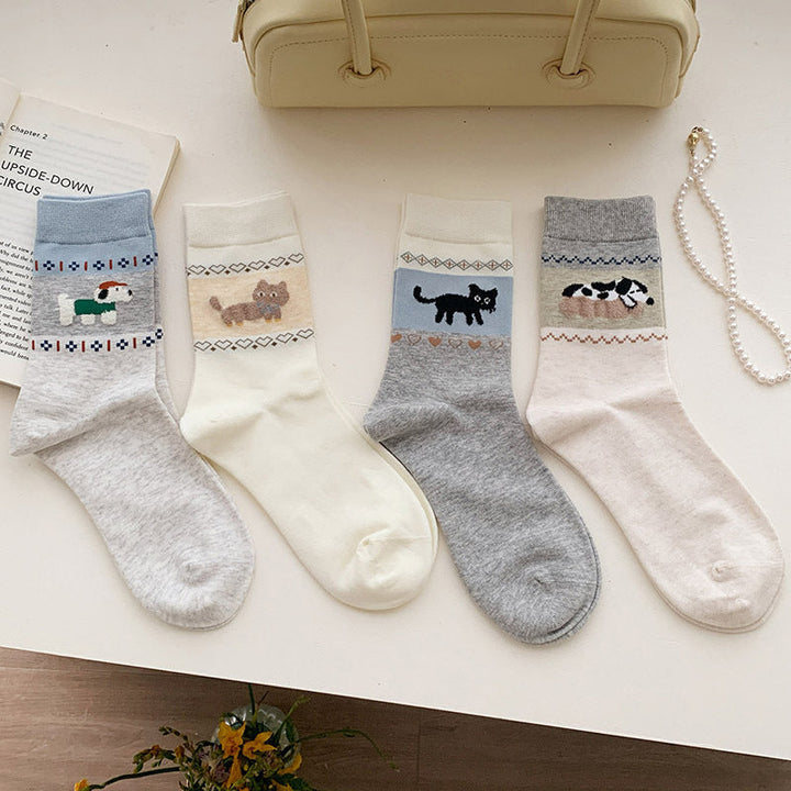 Chaussettes Animaux De Dessin Animé