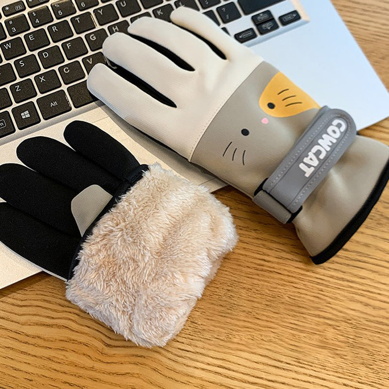 Gants Chauds De Dessin Animé
