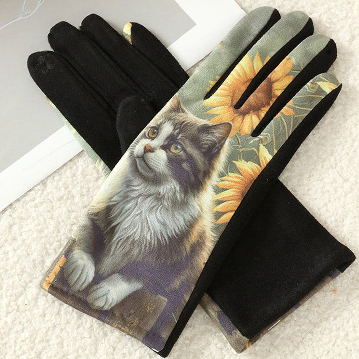 Gants Chauds De Dessin Animé