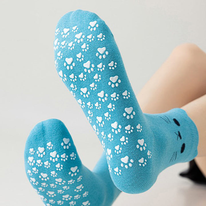 Chaussettes Décontractées À Imprimé Chat