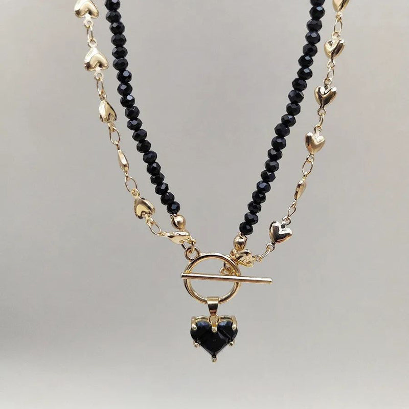 Collier Pendentif Perlé Vintage
