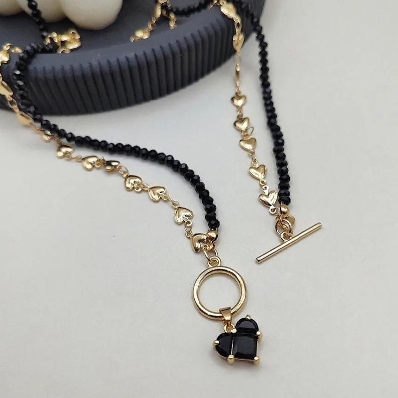 Collier Pendentif Perlé Vintage
