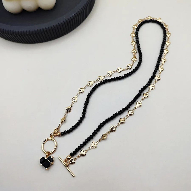 Collier Pendentif Perlé Vintage