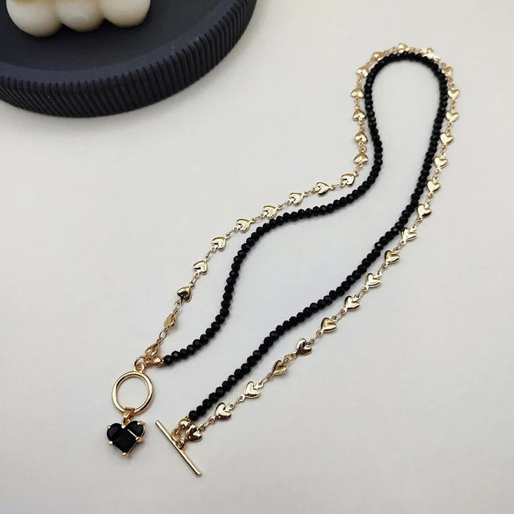 Collier Pendentif Perlé Vintage