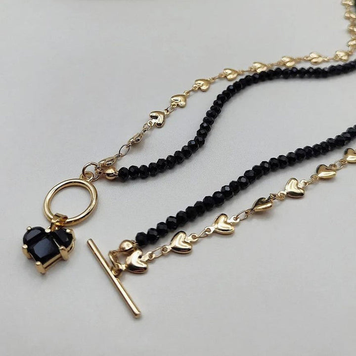 Collier Pendentif Perlé Vintage