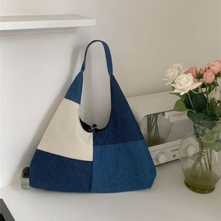 Sac Vintage À Blocs De Couleurs