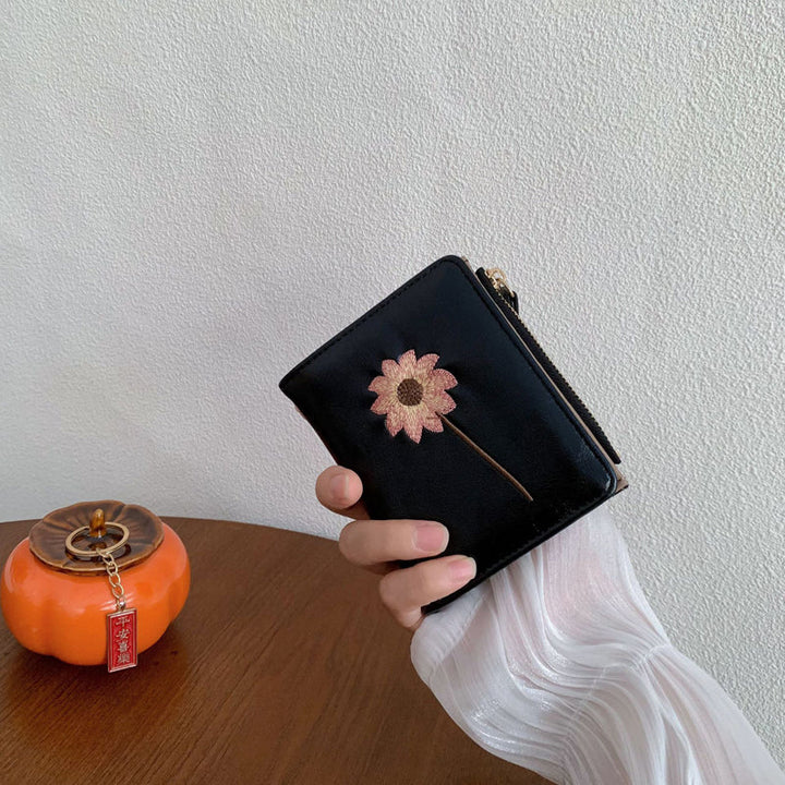 Porte-Monnaie Vintage À Fleurs