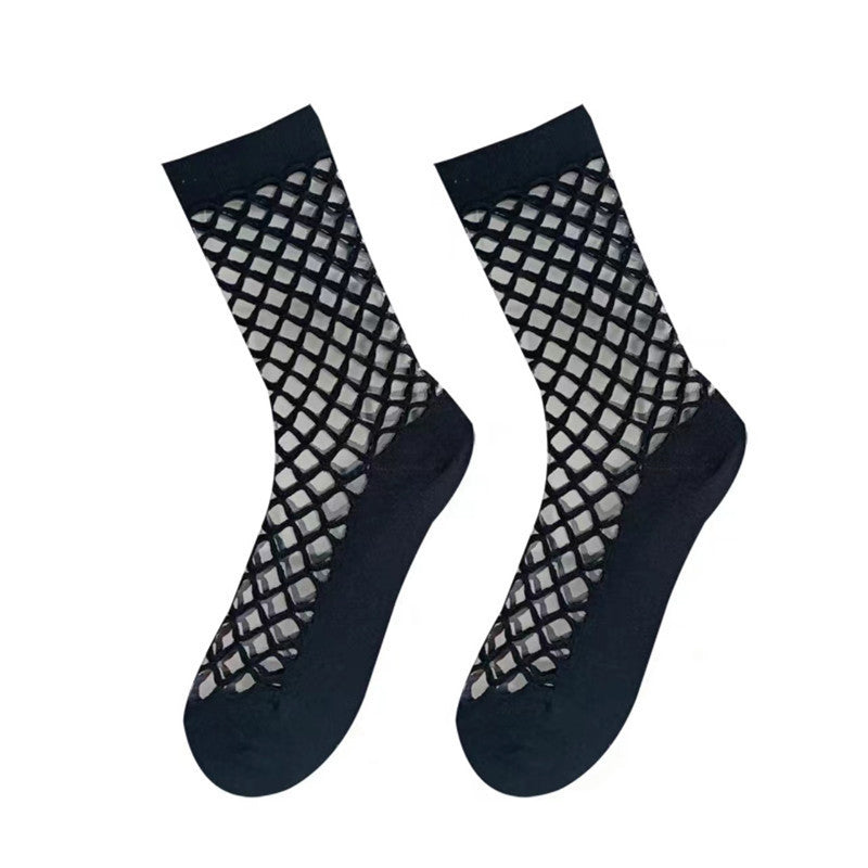 Chaussettes Ajourées Unies