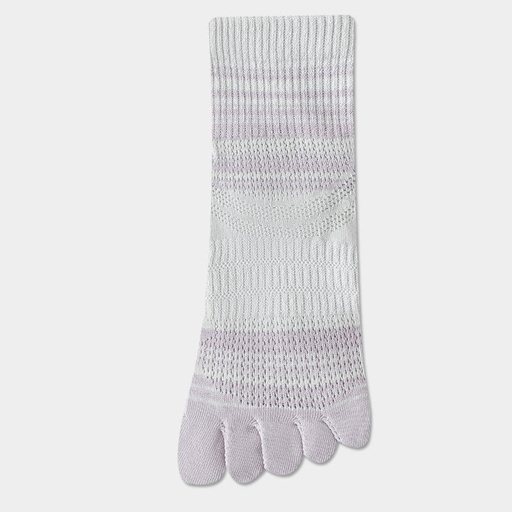 Chaussettes À Cinq Doigts Rayées Et Colorées