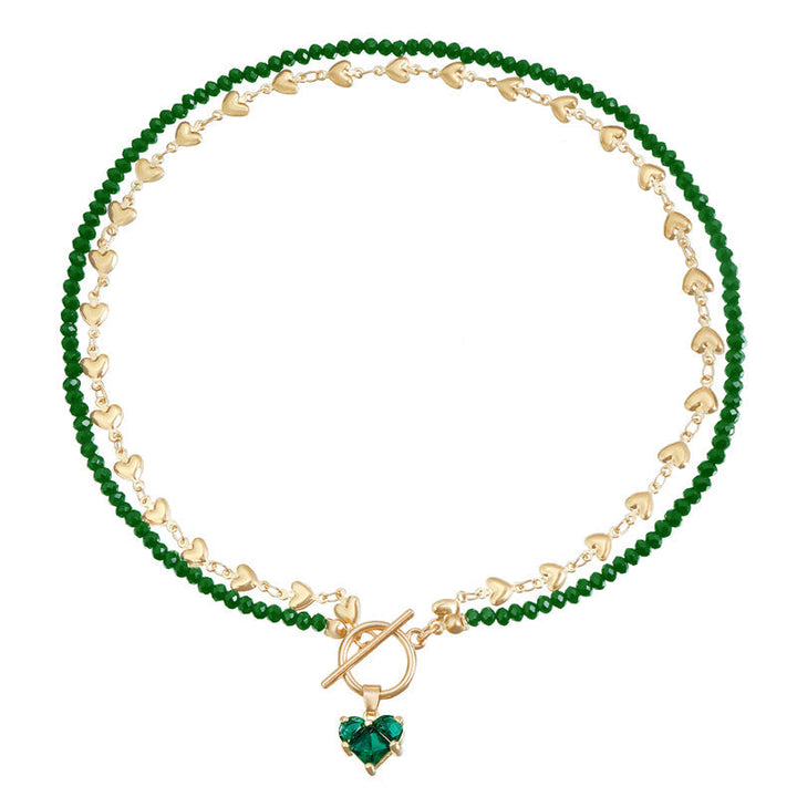 Collier Pendentif Perlé Vintage