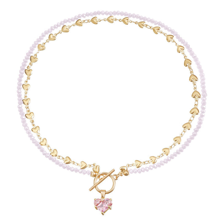 Collier Pendentif Perlé Vintage