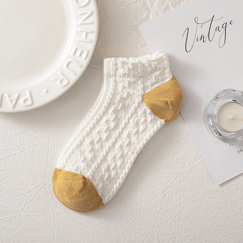 Chaussettes Fleuries Décontractées