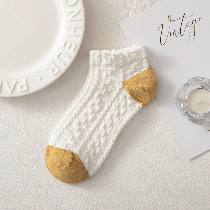 Chaussettes Fleuries Décontractées