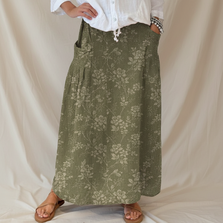 Light Printed Skirt