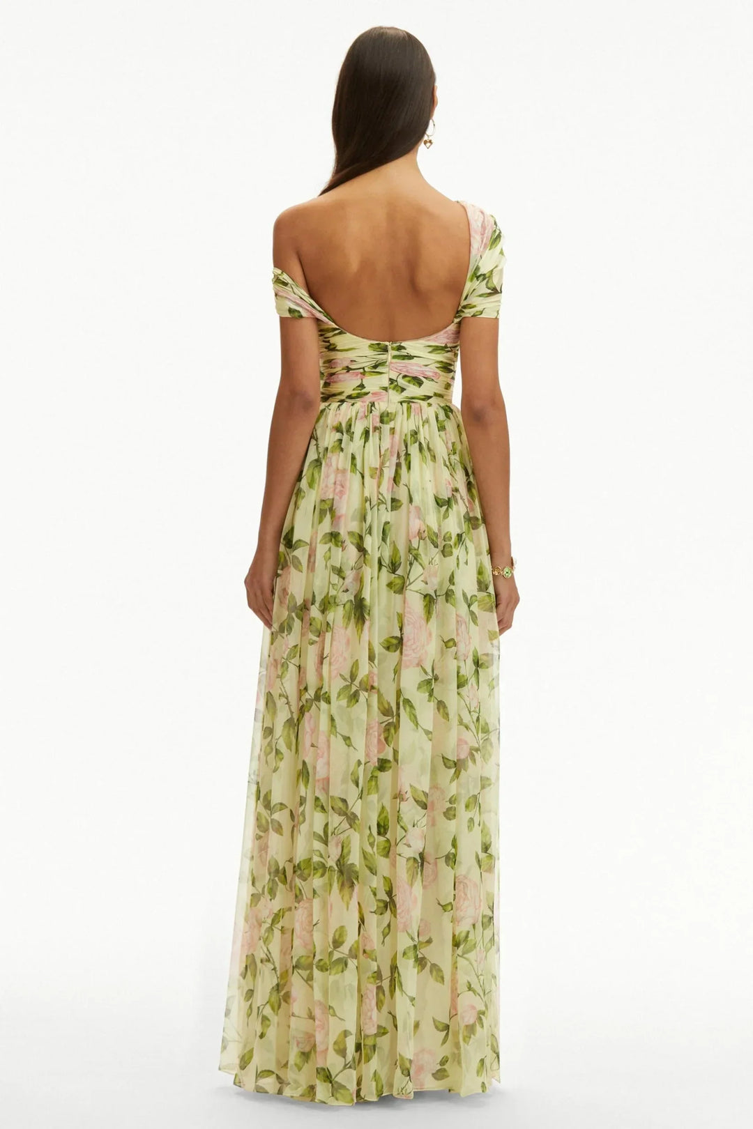 Rosalie | Robe Maxi Fleurie En Mousseline Élégante