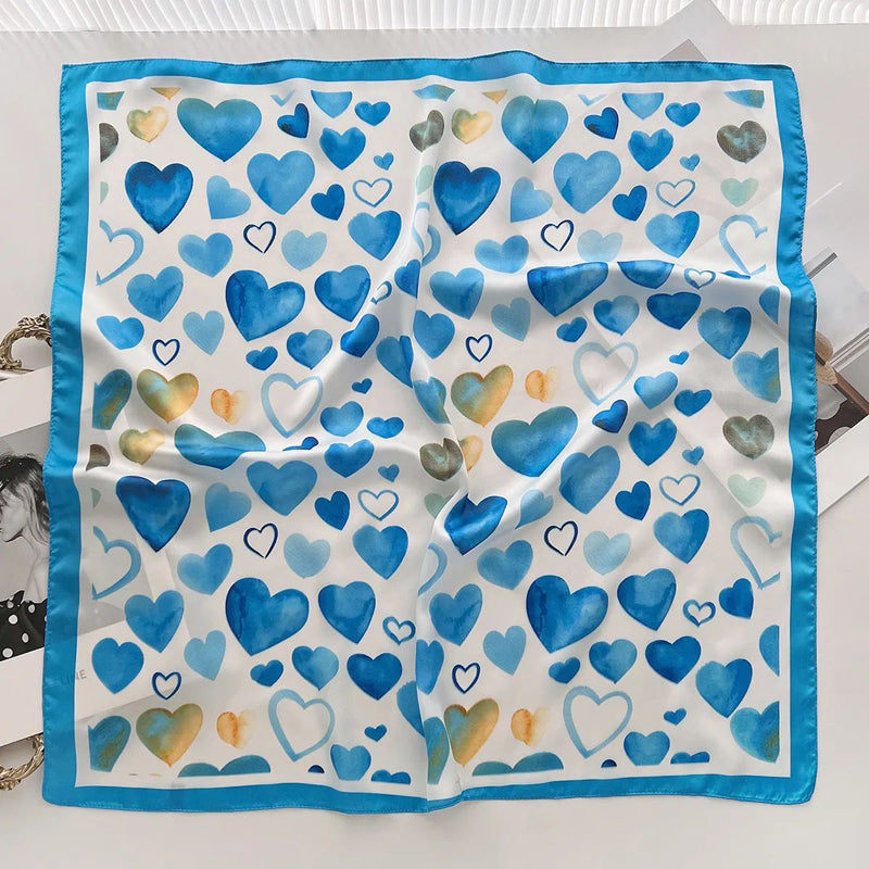 Écharpe Décontractée À Imprimé Coeur