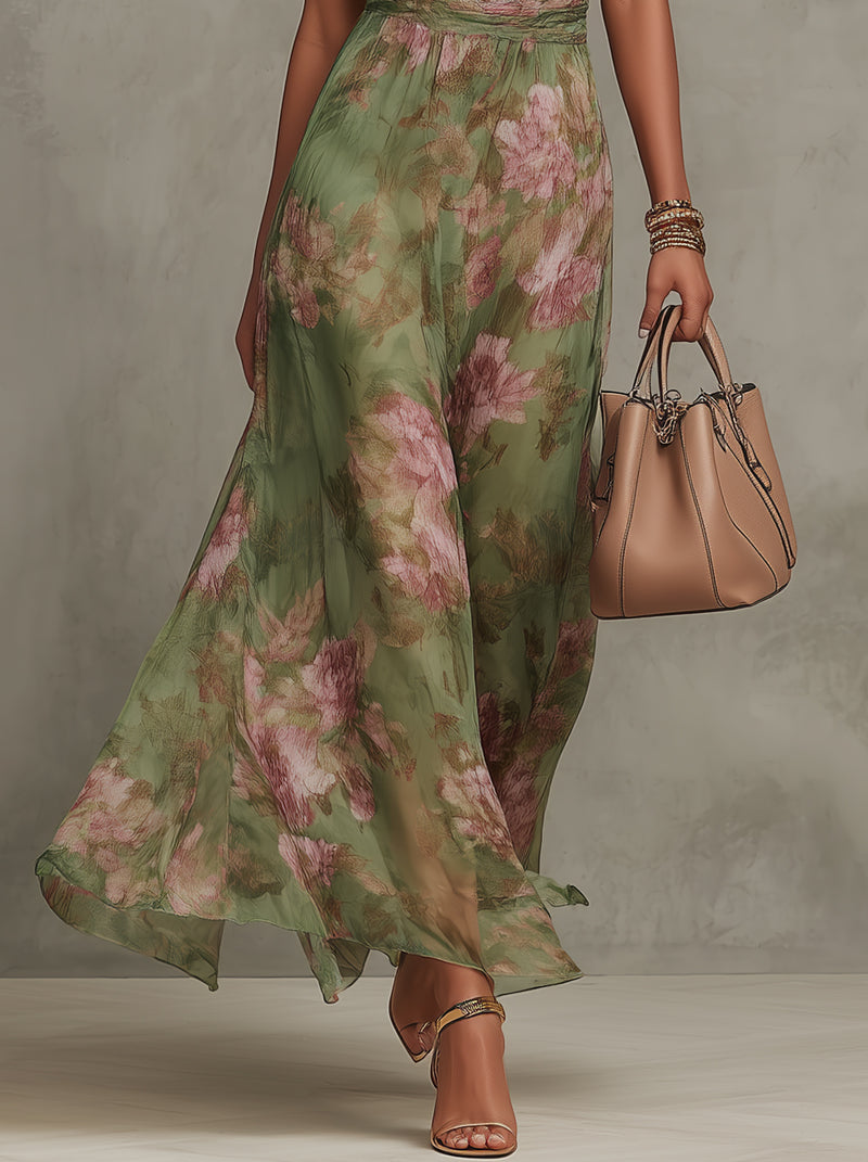 Sophie | Robe D’Été Florale Élégante