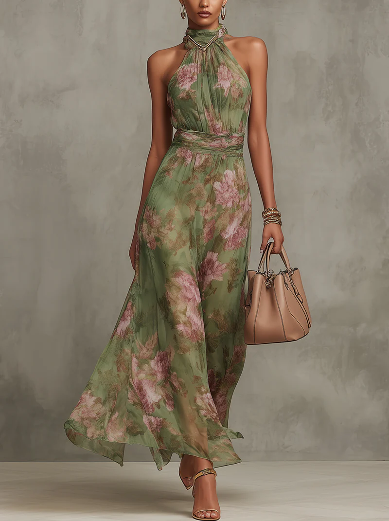 Sophie | Robe D’Été Florale Élégante